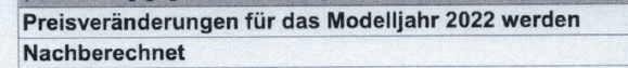 Preiserhöhung beim Wohnmobilkauf