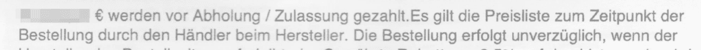 Preiserhöhung beim Wohnmobilkauf
