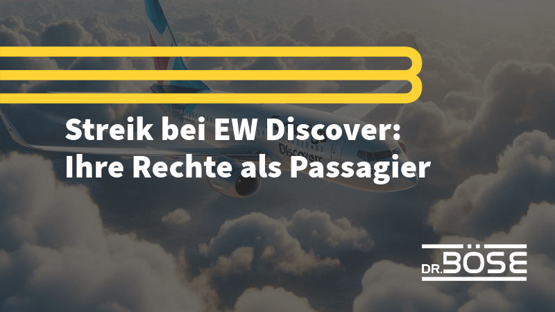 Eurowings Discover Streik Fluggastrechte