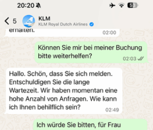 KLM Chat
