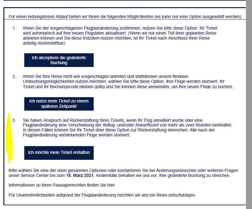 Erstattungsfalle